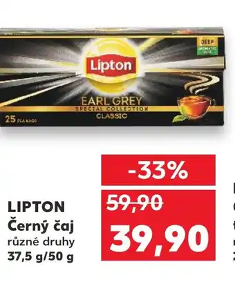 Kaufland LIPTON Černý čaj nabídka