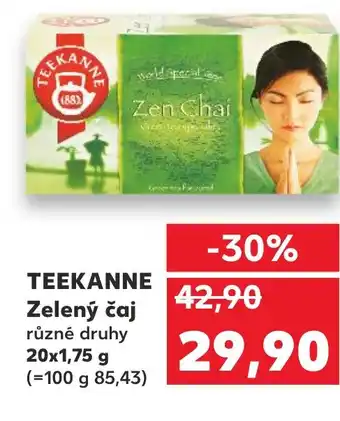 Kaufland TEEKANNE Zelený čaj nabídka