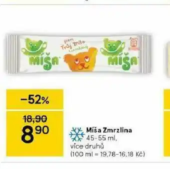 Tesco Míša zmrzka nabídka