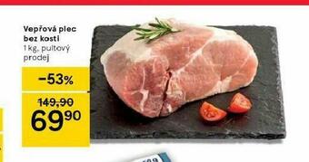 Tesco Vepřová plec bez kosti nabídka