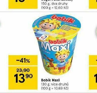 Tesco Bobík maxi nabídka