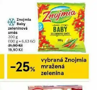 Tesco Znojmia babi zeleninová směs nabídka