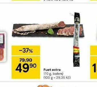 Tesco Fuet extra nabídka