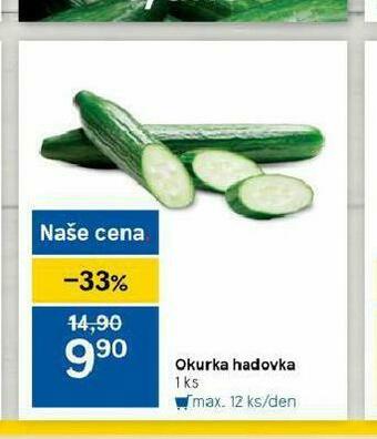 Tesco Okurka hadovka nabídka