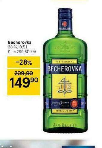 Tesco Becherovka nabídka