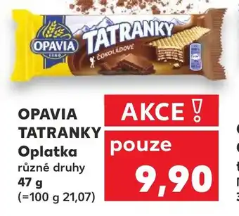 Kaufland OPAVIA TATRANKY Oplatka nabídka