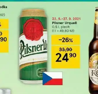 Tesco Pilsner urguell nabídka