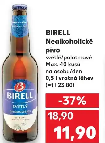 Kaufland BIRELL Nealkoholické pivo nabídka