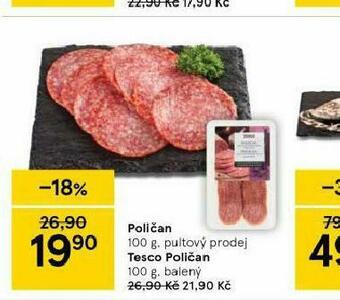 Tesco Poličan nabídka