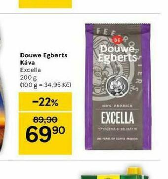Tesco Douwe egberts káva nabídka