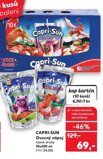 Kaufland CAPRI-SUN Ovocný nápoj nabídka