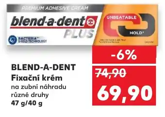 Kaufland BLEND-A-DENT Fixační krém nabídka