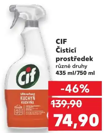 Kaufland CIF Čisticí prostředek nabídka