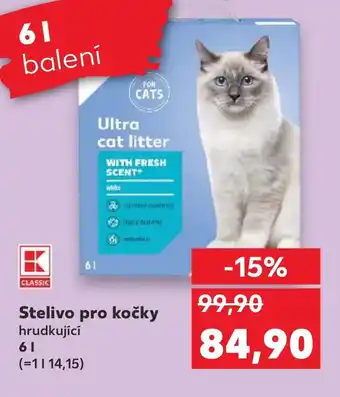 Kaufland Stelivo pro kočky nabídka