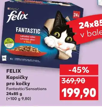 Kaufland FELIX Kapsičky pro kočky nabídka