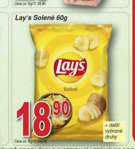 Lidl Lay´s solené nabídka