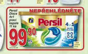 Lidl Persil discs prací kapsle nabídka