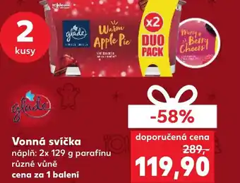Kaufland Vonná svíčka náplň 2 x 129 g parafínu nabídka