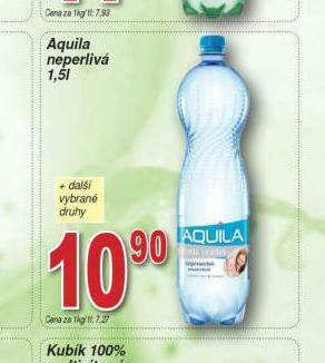 Lidl Aquila neperlivá nabídka