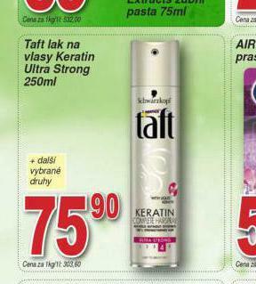 Lidl Taft lak na vlasy nabídka