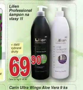 Lidl Lilien profesional šampon nabídka