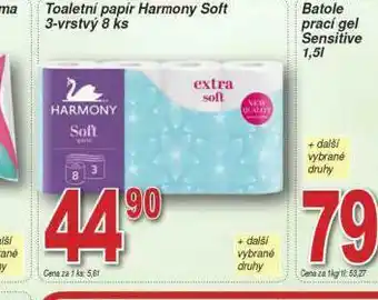 Lidl Harmony soft toaletní papír nabídka