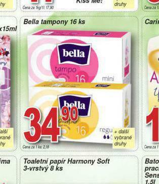 Lidl Bella tampony nabídka