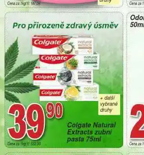 Lidl Colgate natural exctracts zubní pasta nabídka