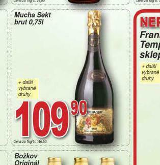 Lidl Mucha sekt brut nabídka