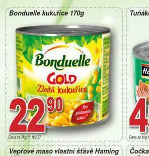 Lidl Bonduelle kukuřice nabídka