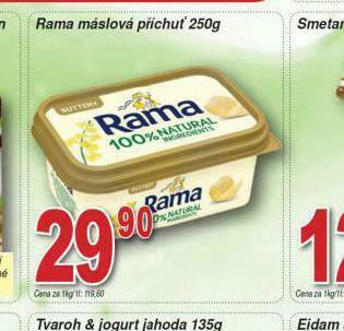 Lidl Rama máslová příchuť nabídka