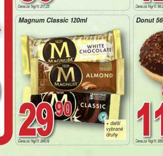 Lidl Magnum classic nabídka
