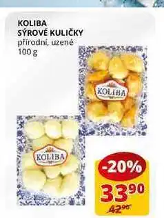 Flop Koliba sýrové kuličky přírodní, uzené 100 g nabídka
