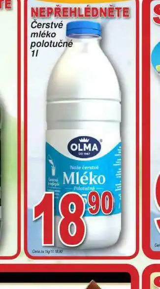 Lidl Olma čerstvé mléko polotučné nabídka