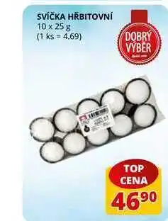 Svíčka hřbitovní 10 x 25 g