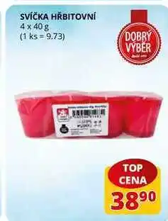 Svíčka hřbitovní 4 x 40 g