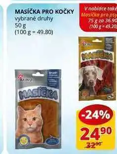 Flop Masíčka pro kočky vybrané druhy 50 g nabídka