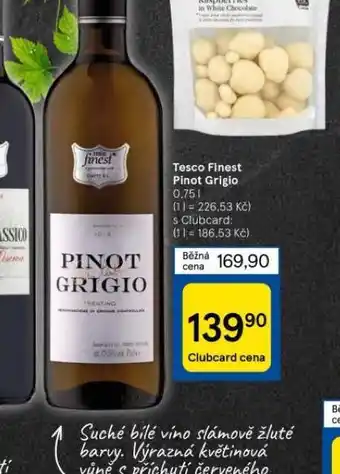 Tesco Tesco finest pinot grigio nabídka
