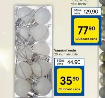 Tesco Vánoční koule nabídka