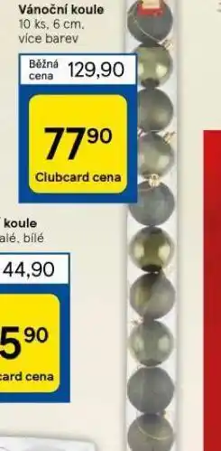 Tesco Vánoční koule nabídka