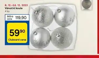 Tesco Vánoční koule nabídka