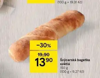 Tesco Švýcarská bagetka světlá nabídka
