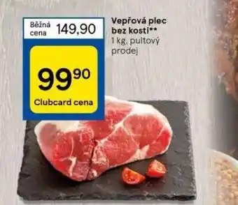 Tesco Vepřová plec bez kosti nabídka