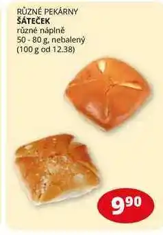 Šáteček různé náplně 50-80 g