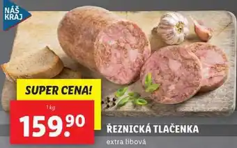 Lidl Řeznická tlačenka, 1 kg nabídka