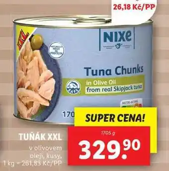 Lidl Tuňák xxl, 1705 g nabídka