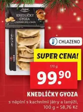 Lidl Knedlíčky gyoza, 170 g nabídka