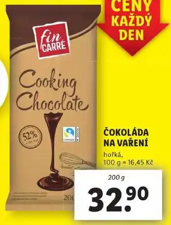 Lidl Čokoláda na vaření, 200 g nabídka