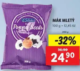 Lidl Mák mletý, 200 g nabídka