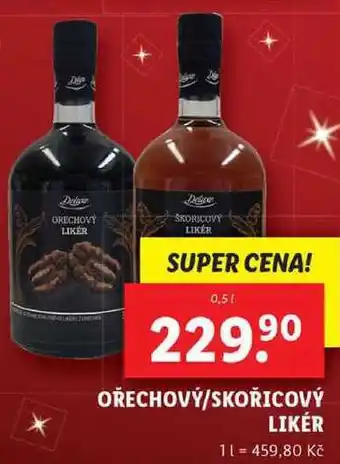 Lidl Ořechový/skořicový likér, 0,5 l nabídka